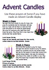 Advent Candles leaflet