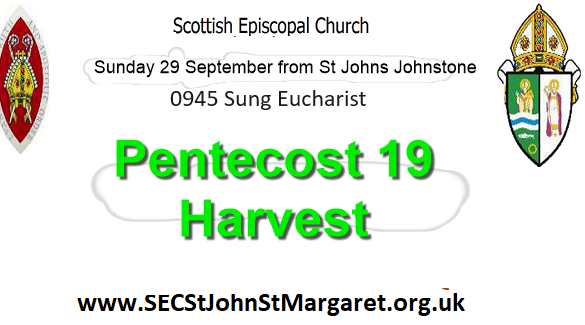 29 September 2024 -  Pentecost 19 Harvest